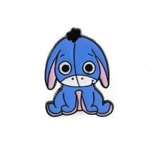 1 件童话动漫小熊维尼胸针可爱跳跳虎金属徽章绿色小恐龙油滴别针配饰 - Cartoon-D - 查看 15