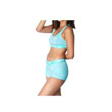 F U Balloons Teal Women's Sports Bra 3224T1030 - màu xanh lá - Xem 2