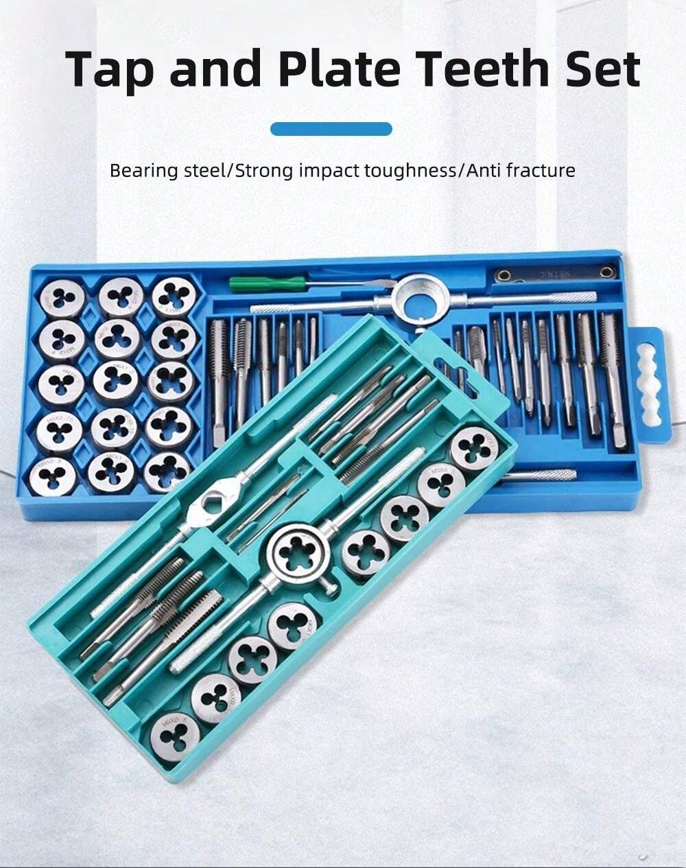 TUNGFULL Tap Plate Thread Combination Set Screw Tap Tapper Drill Bit
