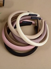 1/3/4 Stücke elegante Satin-Stirnbänder in Unifarben, geeignet für Partys, Abendgarderobe, Zusammenkünfte, Haarreif für Frauen, Diademe