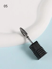 1pc Tungsten Steel Nail Drill Bit For Grinding Removing Gel Polish, Acrylics And Cuticle Accessories Pedicure Burr Tools