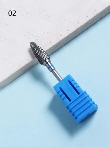 1pc Tungsten Steel Nail Drill Bit For Grinding Removing Gel Polish, Acrylics And Cuticle Accessories Pedicure Burr Tools