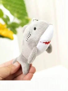 1 PC Cute Shark Doll Plush Key Chain Small Pendant Bag Pendant Small Gift Birthday Gift - Multicolor - View 3