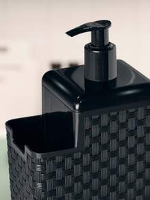 水槽垃圾桶套件 5 升 + 液体肥皂洗涤剂架 + 水槽轮厨房套件 3 件套耐用豪华,厨房,浴室,家居,家居用品供应商 - 500ml分配器 - 查看 2