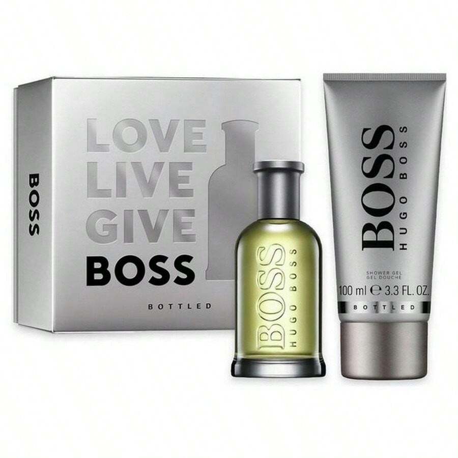 Hugo Boss Bottled Eau De Toilette 50ml Gift Set - Woody & Earthy - View 1