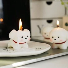 1 nến sáp thơm hình mèo/chó tiên dễ thương, nến thơm, máy khuếch tán hương thơm xung quanh nến trang trí thủ công, trang trí phòng, quà tặng - Nhiều màu - Xem 7