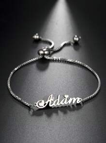 Questo braccialetto multifunzionale ed elegante è adatto a donne e ragazze. È realizzato in acciaio inossidabile regolabile e personalizzabile, alla moda e versatile, rendendolo un regalo ideale per amici e familiari. È disponibile in vari colori tra cui argento, oro, argento opaco e oro opaco, con un design alla moda adatto a diverse occasioni come autunno, casual, retrò, classico, minimalista e personalizzato. - Argento - Visualizzare 2