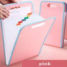 3200 Capacity Accordion Style A4 File Folder, High Capacity Student Test Paper Storage Bag, 13 Layer Document Organizer - Multicolor - View 6