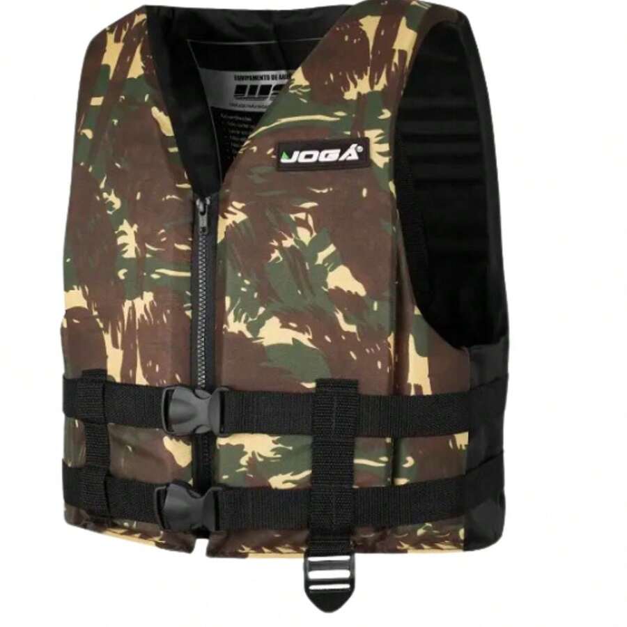 Adult Floating Life Jacket Joga Supports Up To 90kg Swimming Safety Buoy Float - 偽裝 - 查看 1