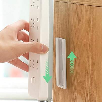 1 个粘性电源板壁挂支架，无需钻孔