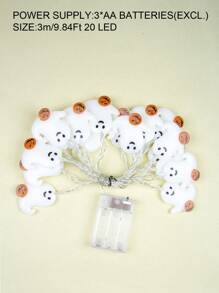 1 dây đèn bí ngô hình dơi/bí ngô/bí ngô mini bằng acrylic, chiều dài tùy chọn 2m/3m, chất liệu PVC, đèn dây LED, mặt dây trang trí, dùng cho nhà hàng, trưng bày cửa sổ, trang trí Halloween, tiệc tùng, "BOO", dùng 2/3 pin AA (không bao gồm pin) trang trí Halloween trang trí phòng trang trí vườn Halloween làm quà tặng trang trí tiên trang trí ngày lễ trang trí lễ hội - Nhiều màu - Xem 10