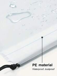 4pcs Drawstring Toy Storage Bags Love Valentine - White - View 7