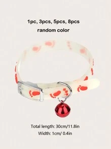 1pc Mẫu ngẫu nhiên Pet Glow Collar - Nhiều màu - Xem 3