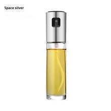 1pc Kitchen Glass Oil Mister Bottle, Picnic Barbecue Spray Oil Container With Pump Sprayer - Multicolor - View 10