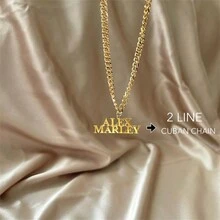 1pc Customized Name Necklace, Name Necklace, Customized Personalized Necklace, Unisex Necklace