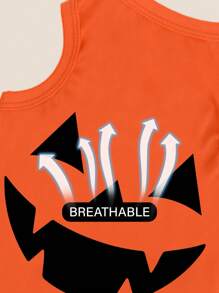 LUCKIE LABO 2 件/套万圣节骷髅印花防跳蚤、减少脱落、隔热、透气黑色背心，适合猫狗，室内外使用