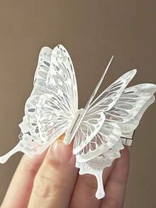 1 قطعة، دبابيس شعر على شكل فراشة، دبابيس حريرية، دبابيس شعر تشونغسام، دبابيس شعر عتيقة، مشابك شعر من اللؤلؤ الاصطناعي، دبابيس شعر للنساء، إكسسوارات الشعر، هدايا للنساء مشابك الشعر