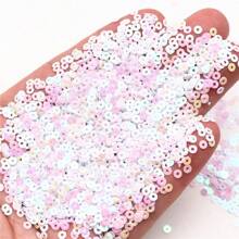 6000入組（20克）3mm PVC扁圓形閃片亂積，縫紉婚禮手工藝品裝飾裙帽鞋DIY珠寶手作配件 - 彩色 - 查看 24