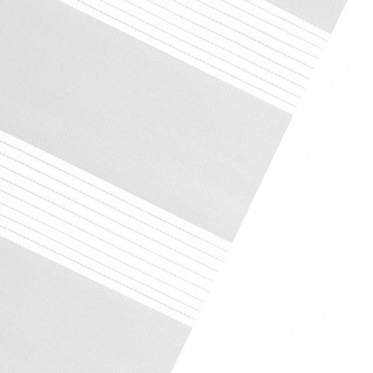 Ecommerc3 Custom Night And Day Roller Blind Size 105x180 - Night And Day Blind Fabric Size 102x175 - Night And Day Blind Easy Installation Beige - White - View 2