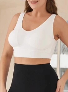 2PCS/Set Plus Seamless Wireless Sports Bras - Multicolor - View 5