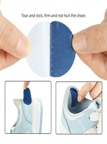 6pcs/Set Or 12pcs/2set Shoes Lining Hole Repair Patches, Heel Wear Stickers