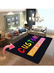 Tapete de banheiro personalizado de 1 peça, impressão de foto personalizada, tapete de decoração de casa com design minimalista, tapete antiderrapante de alta qualidade para sala de estar, quarto, corredor, banheiro