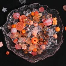 50g Forma de corazón Y2K Resina DIY Cuentas Collar hecho a mano Pulsera Colgante con cuentas para Hacer joyería Cadena de teléfono Accesorios Día de San Valentín - Cuenta de resina - Ver 10