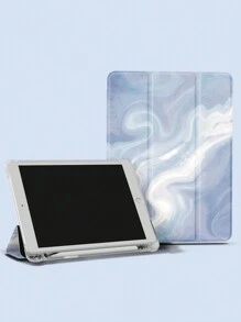 水波纹保护壳兼容 iPad 10.2 英寸 2021/2020 iPad 第 9/8 代，兼容三星 Galaxy Tab A8 10.5 英寸 2022、华为 Matepad 10.4/ Tab/小米保护套，带笔架，支持自动睡眠/唤醒盖 - 彩色 - 查看 2