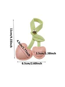 1 Cherry Keychain Pendant, Cherry Creative Bag Pendant, Cute And Personalized Girl Accessory - Multicolor - View 3