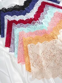 9pcs/Pack Women Lace Panties - Multicolor - View 7