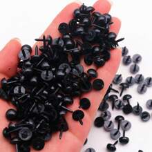 200pcs 3/4/5/6/7/8 Mm Plastic Eyes Eyeballs And Nose For Bear Animal Doll Making Puppet DIY Crafts Felting Tool Accessories - Black - View 21