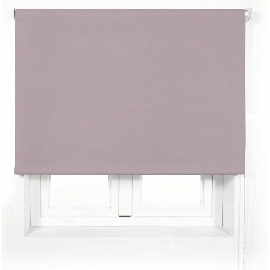 Ecommerc3 Premium Custom Made Translucent Roller Blind Size 80x165Fabric Size 77x160 - Orange - View 1