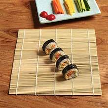 1 件寿司卷帘，竹寿司工具，寿司模具，寿司卷帘，海藻卷竹帘，手卷寿司模具，寿司卷帘 - 彩色 - 查看 6