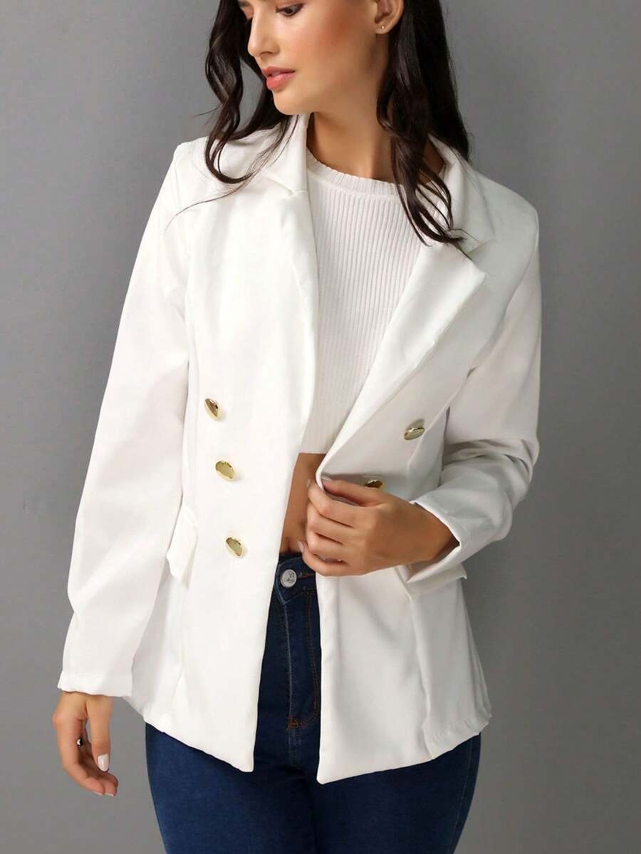 Women Blazers - Whites - View 1