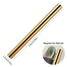 Nail Magnet Tool, Super Long Double Head Nail Magnet Pen Magnet Stick 3D Magnetic Cat Eye Gel Nail Polish Art, DIY 3D Magnetic, Salon, Studio Or Home, Gold, Silver, Glitz, 3 Colors Available.,Nail Supplies,Nail Tools,Nail Art Tools,Back To School,Nails,Nail Tools For Press On Nails - Multicolor - View 10