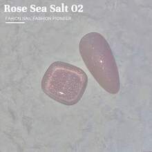 Esmalte de uñas de gel con cristales de diamante y sal marina de rosa de MISS SHAKA, de tono perlado fino y chispeante de champán 2024, con brillo gradual y explosivo, para una belleza radiante, estilo japonés especial para salón de uñas, diseño de uñas DIY en casa para mujeres y niñas, suministros de manicura - Multicolor - Ver 14