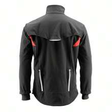 RockBros Windproof Jacket, Warm Jacket, Windproof And Waterproof Men's And Women's Jacket, Windproof And Warm Winter Jacket, Unisex Cycling Suit, Autumn And Winter Casual Long Sleeved Pants, Fleece Outdoor Windproof And Warm Equipment - Black red - View 2