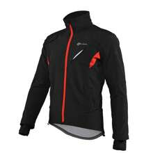RockBros Windproof Jacket, Warm Jacket, Windproof And Waterproof Men's And Women's Jacket, Windproof And Warm Winter Jacket, Unisex Cycling Suit, Autumn And Winter Casual Long Sleeved Pants, Fleece Outdoor Windproof And Warm Equipment - Black red - View 1
