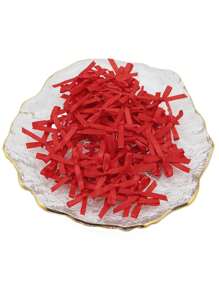 100pcs/Pack Mini Bow Satin Ribbons For Valentine's Day, Party, Christmas Gift, Christmas Tree Decor, Clothing Decoration, Hair Clip, Hat Decor, DIY Crafts,Christmas - Multicolor - View 12