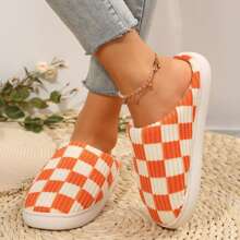 Pantuflas de Casa de Mujer - Rojo - Ver 6