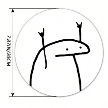 1 buc. Tampă de mouse rotundă drăguță și distractivă, mini mouse pad de călătorie cu bază anti-alunecare din cauciuc, mousepad mic pentru laptop, birou, acasă, studiu și jocuri, potrivit pentru fete și băieți - Multicolor - Vizualizare 6