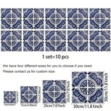 10pcs Self-Adhesive Waterproof PVC Floor Tiles, Thick For Kitchen, Bathroom, Living Room, Balcony Flooring Floor Tiles Self Adhesive Floor Tiles Peel Stick Living Room Decor Room Decor Home Decor - Multicolor - View 3