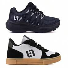 CALCADOS LGHT LIGHT Children's Led Casual School Sneakers Kit Boys Basic Street Jogger - trắng - Xem 1
