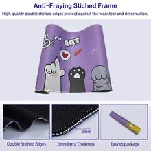 FoBianJie Tấm lót chuột hình chú mèo cưng dễ thương Tấm lót chuột để bàn 31,5 X 11,8in cho bàn phím, Tấm lót chuột trò chơi 3D cho phòng khách phòng ngủ, Trang trí nhà cho người chơi trò chơi, Tấm lót chuột quà tặng có đế cao su chống trượt, Tấm lót chuột Bàn phím cho chuột - Chân mèo dễ thương - Xem 7