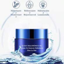 Kit De Serum Y Crema Facial de Ácido Hialurónico Hidratante antiarrugas antiedad humectante - Azul - Ver 8