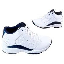 Tenis Deportivos Escolares Para Baloncesto Sneakers De Niño Para Practicar Deportes Súper Cómodos Y Ligeros 587-BM - Azul Marino - Ver 3