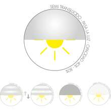 Ecommerc3 Wykonana na zamówienie półprzezroczysta roleta rozmiar 115x175 - łatwa instalacja rolety materiałowej rozmiar 112x170