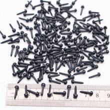 200 件 DIY 黑色塑料眼睛和鼻子玩具针毡填充娃娃眼睛鼻子适用于熊黑眼娃娃配件动物制作工艺品 - 彩色 - 查看 21