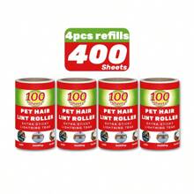 100 ورقة/لفة منن منظف الوبر, منظف فرو الحيوانات الأليفة, خراطيش لفافة إزالة الوبر, لفافة لاصقة قابلة للتمزيق, لفافات إزالة الوبر لفراء الحيوانات الأليفة فائقة اللصق, منظف وبر محمول, لِلأثاث، السجاد، الملابس، إزالة شعر الكلاب والقطط بسهولة - متعدد الألوان - مشاهدة 9