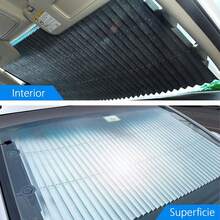 Parasol Cubre Sol Retráctil Para Parabrisas Auto O Camioneta,bloquea el 99 % de los rayos UV 70*160cm - Unitalla - Ver 2